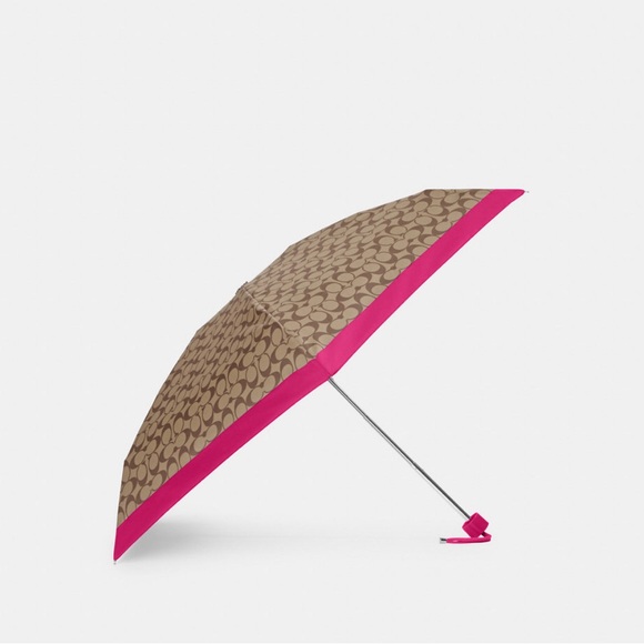 NWT Coach Outlet Mini Umbrella In Signature - Picture 1 of 5